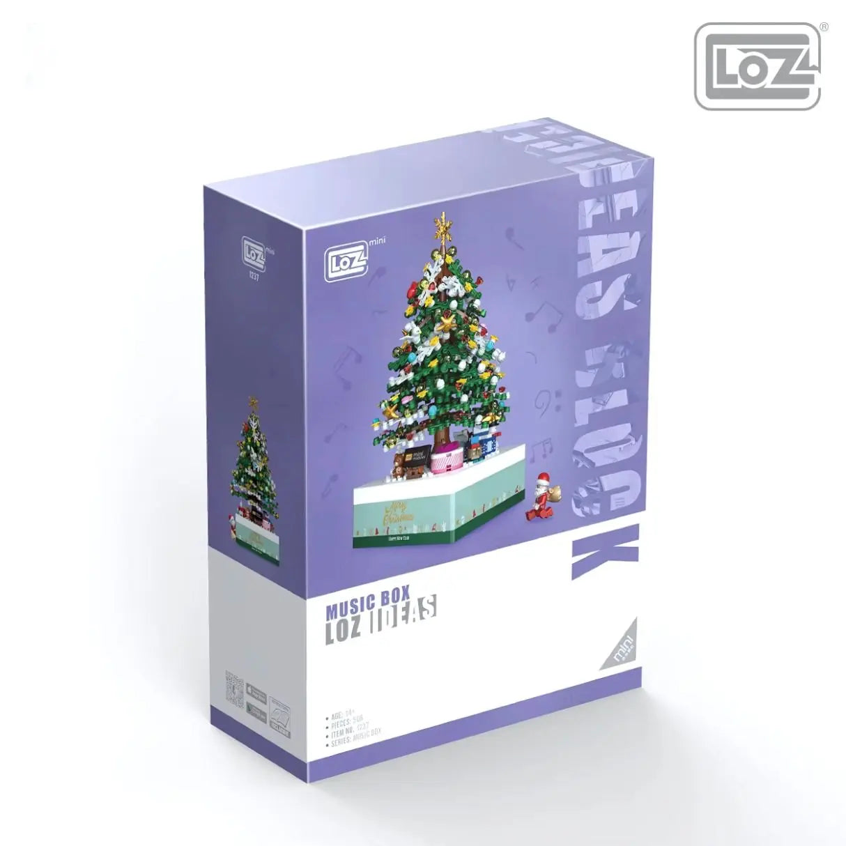 聖誕樹音樂盒迷你積木 Loz Mini