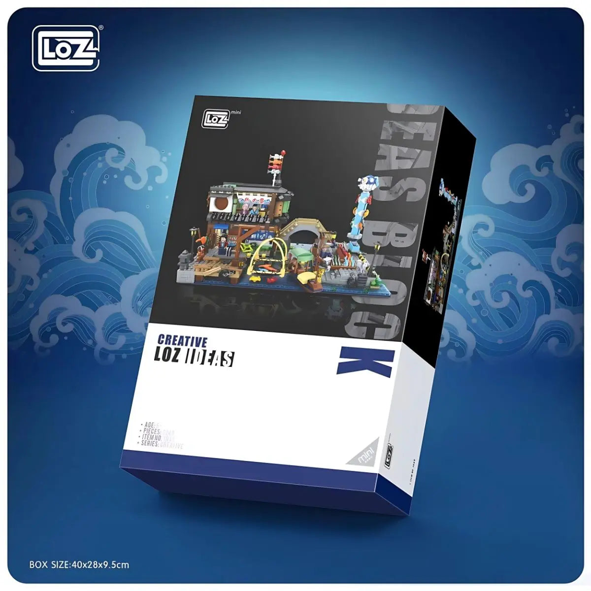 日式魚檔迷你積木模型 Loz Mini