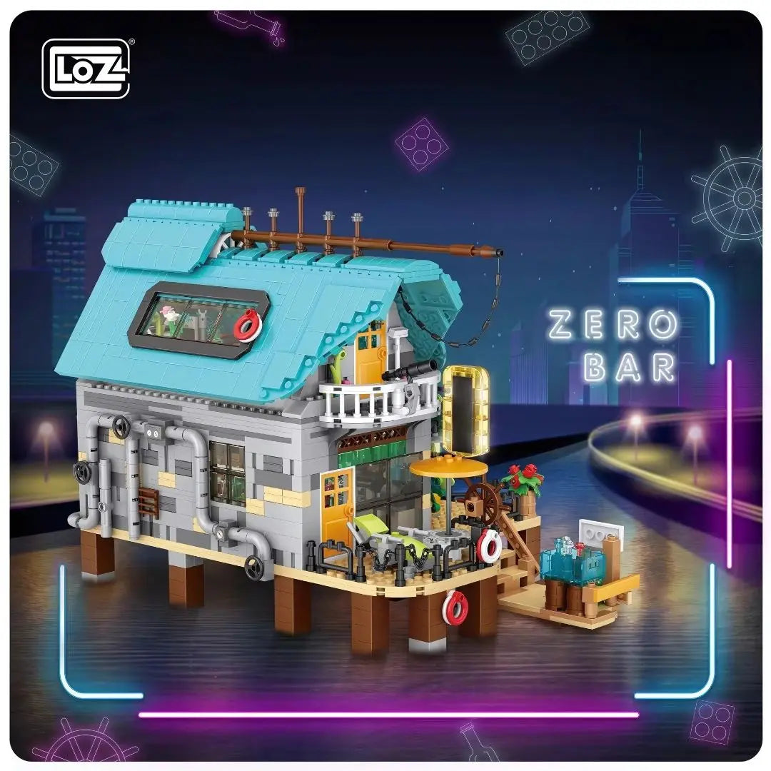 零點酒吧迷你積木模型 Loz Mini