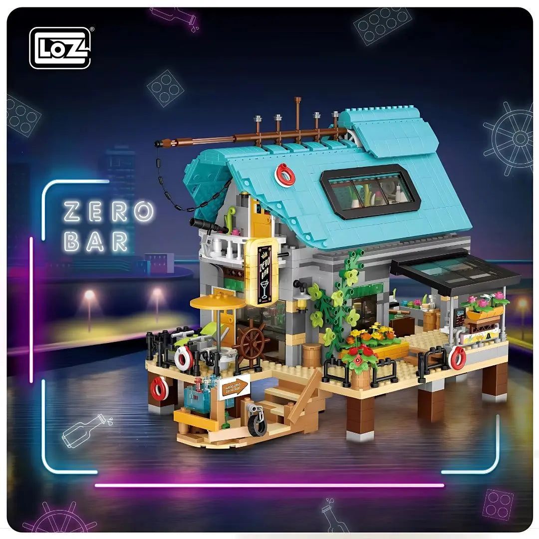 零點酒吧迷你積木模型 Loz Mini