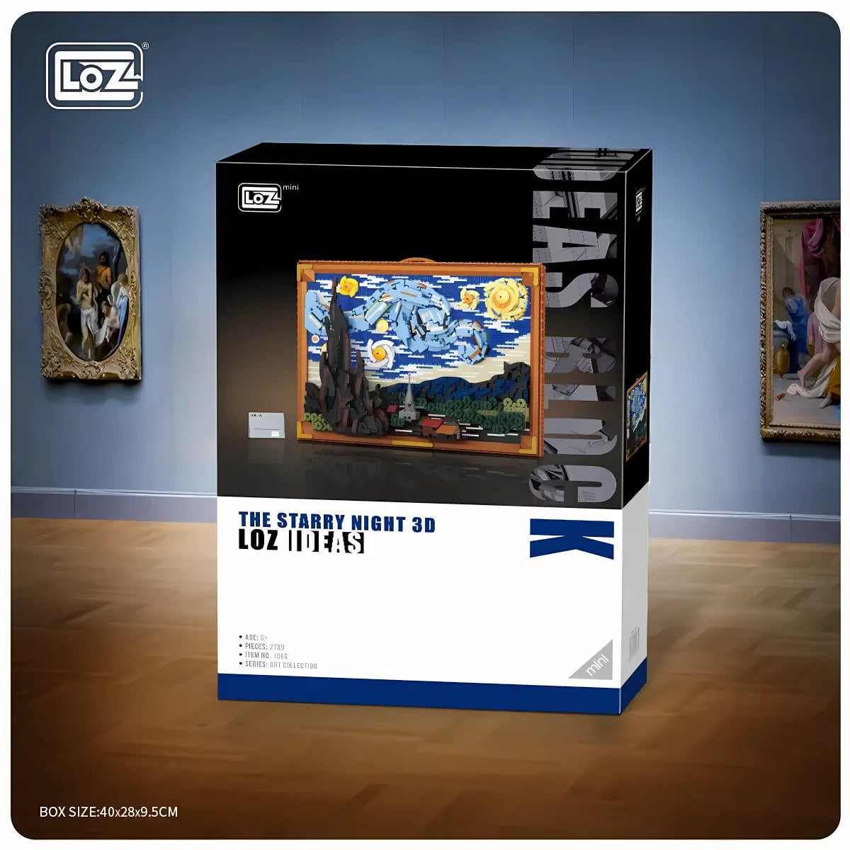 世界名畫: 星月夜3D積木畫 LOZ