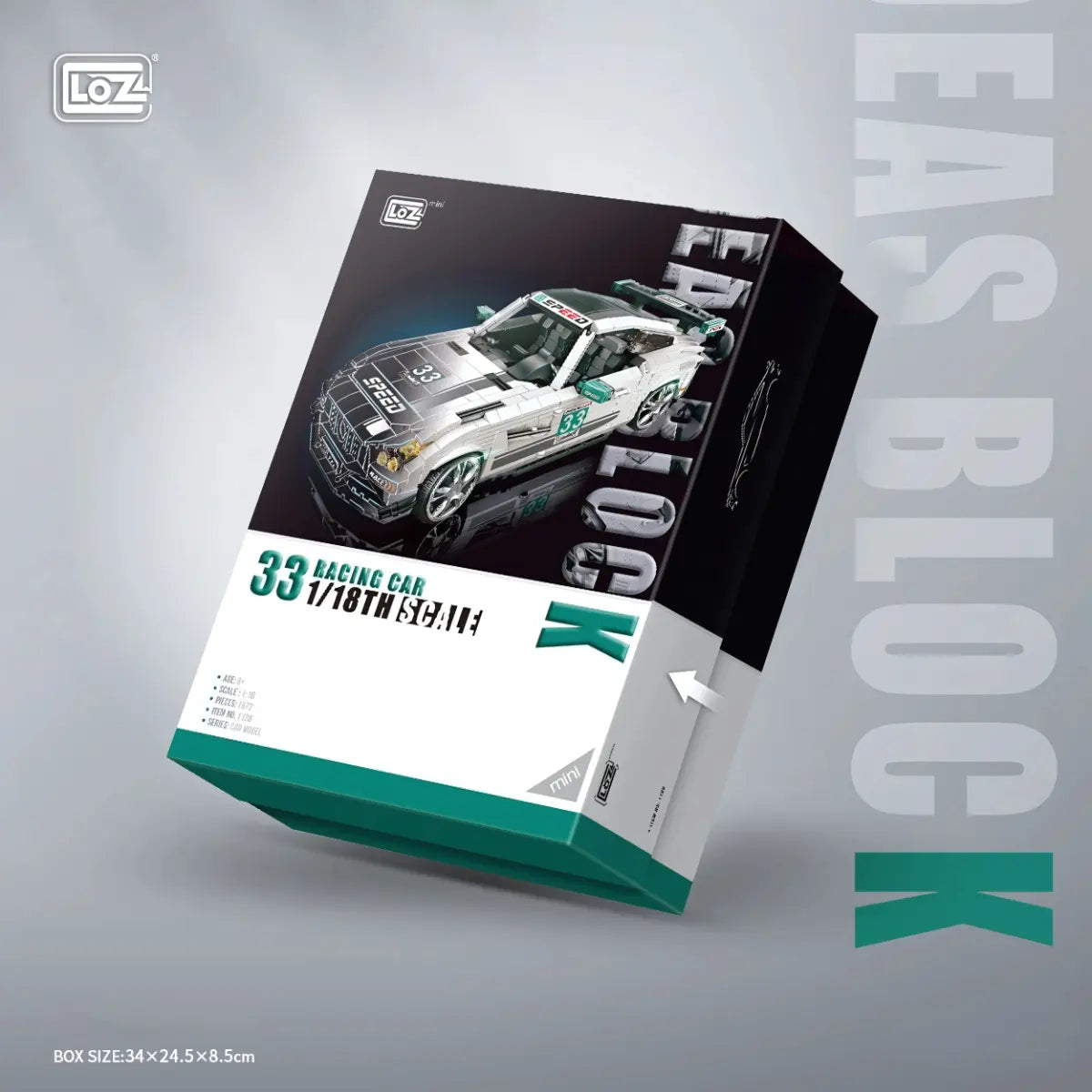 超級跑車迷你積木 Loz Mini