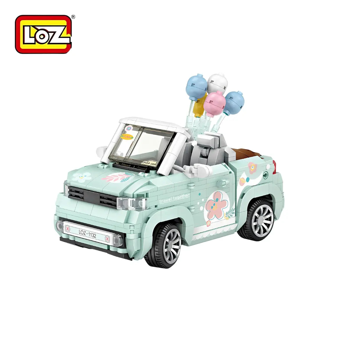 開篷車迷你積木 Loz Mini