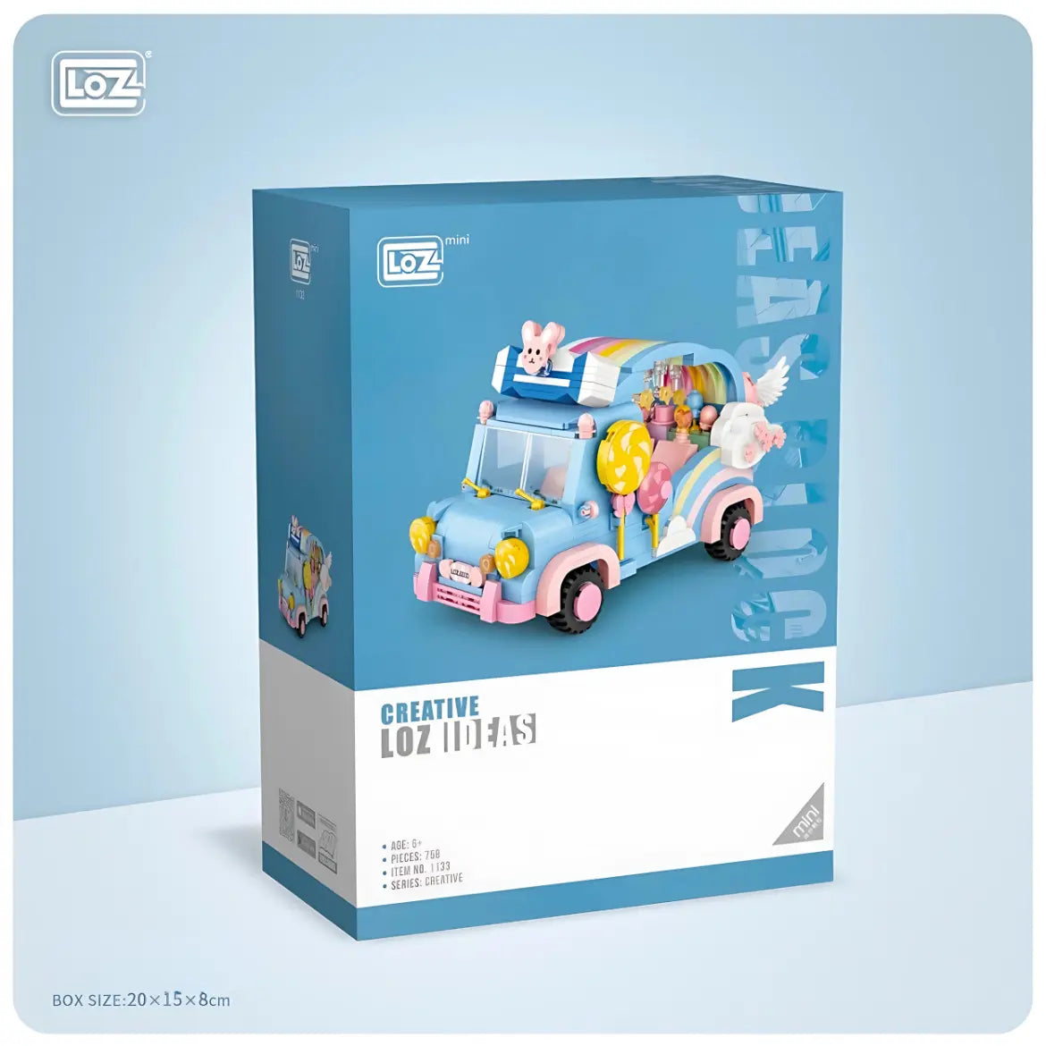 彩虹車迷你積木 Loz Mini