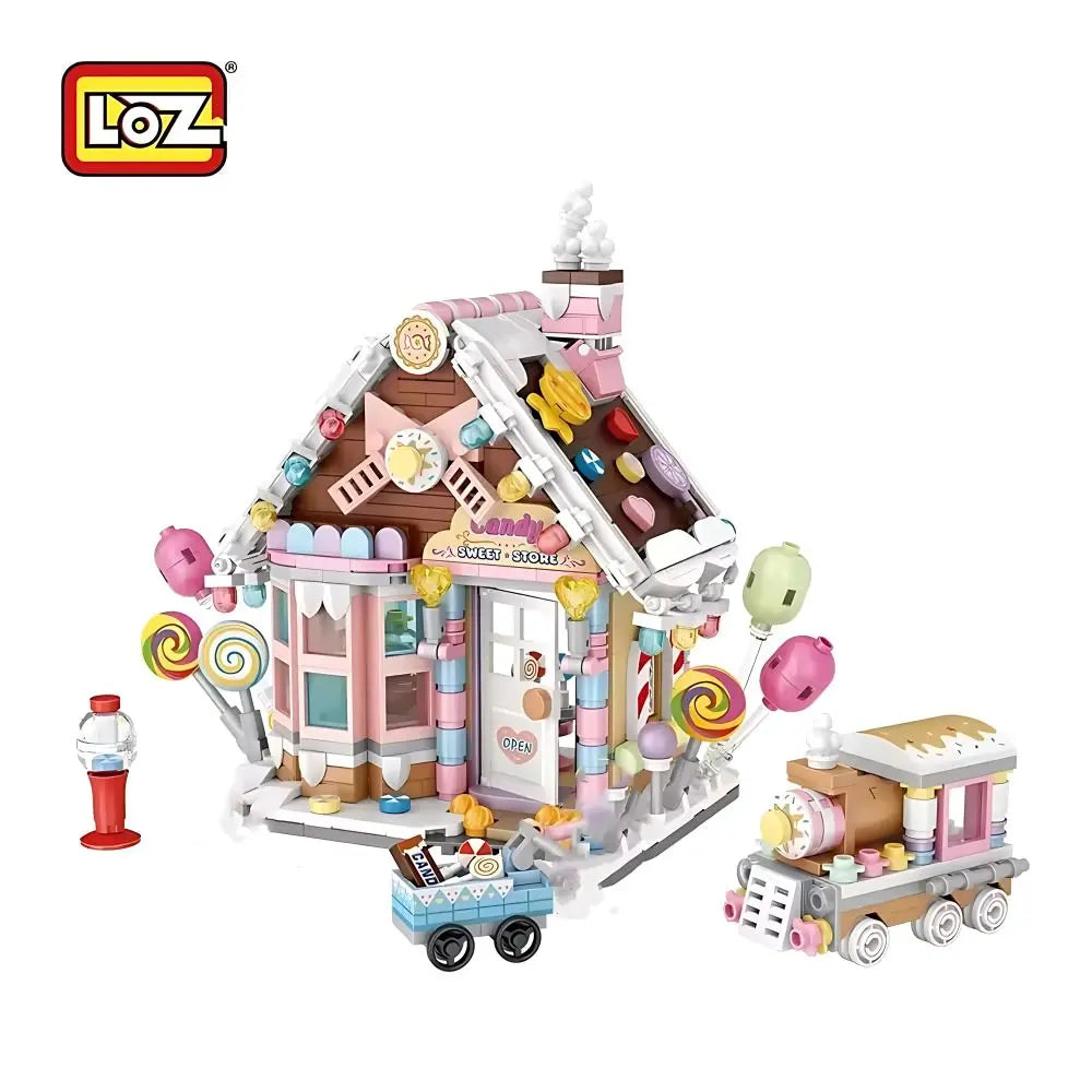 糖果屋商業埸景迷你積木 Loz Mini