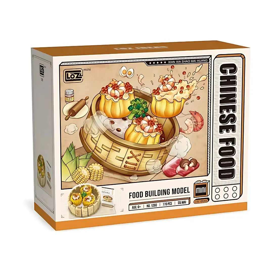 中式點心:鮮蝦燒賣皇迷你積木 Loz Mini