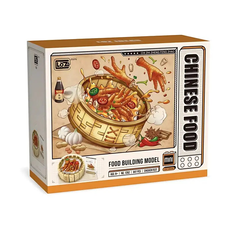 中式點心:豉汁蒸鳳爪迷你積木 Loz Mini