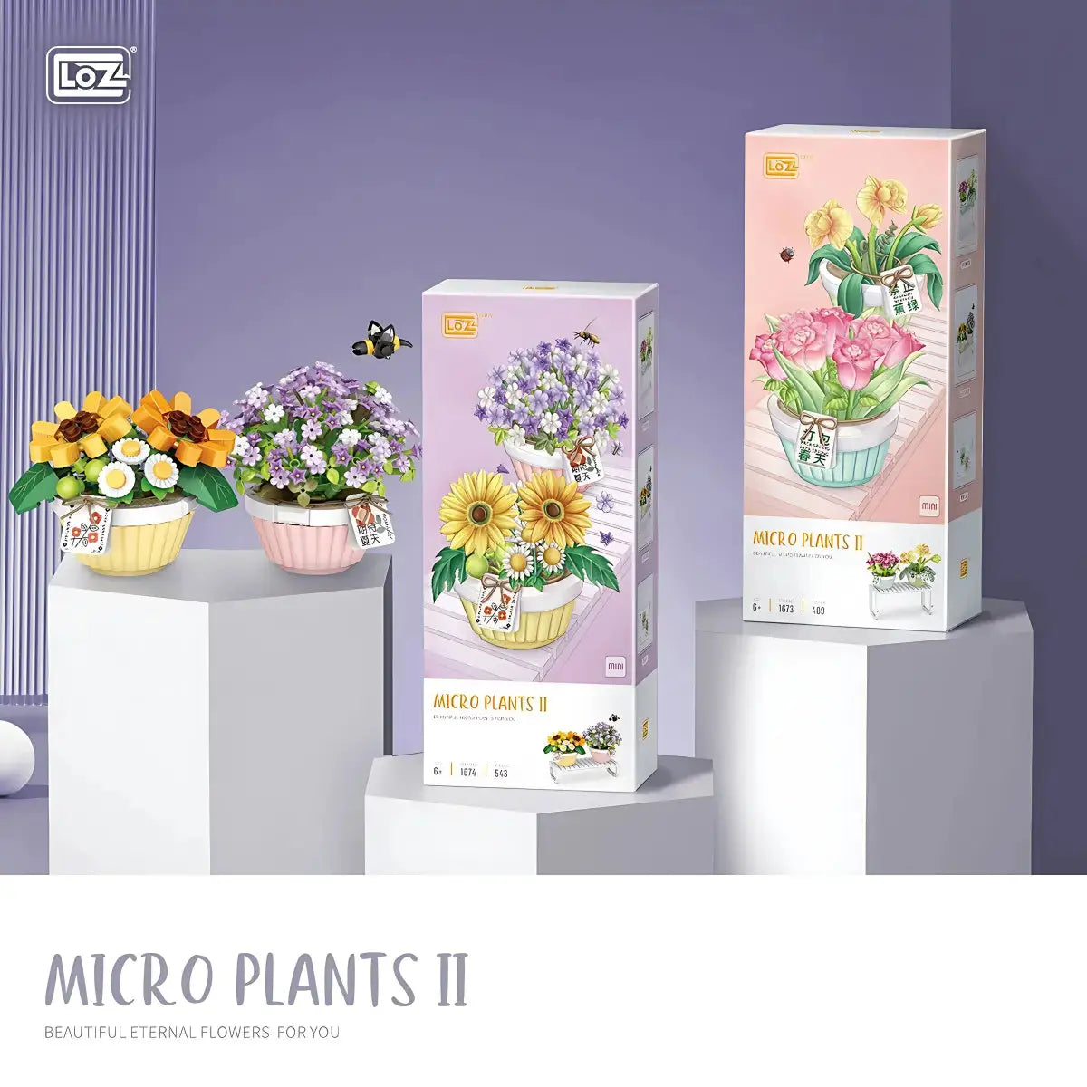 春日來信-辦公室擺設迷你積木 Loz Mini