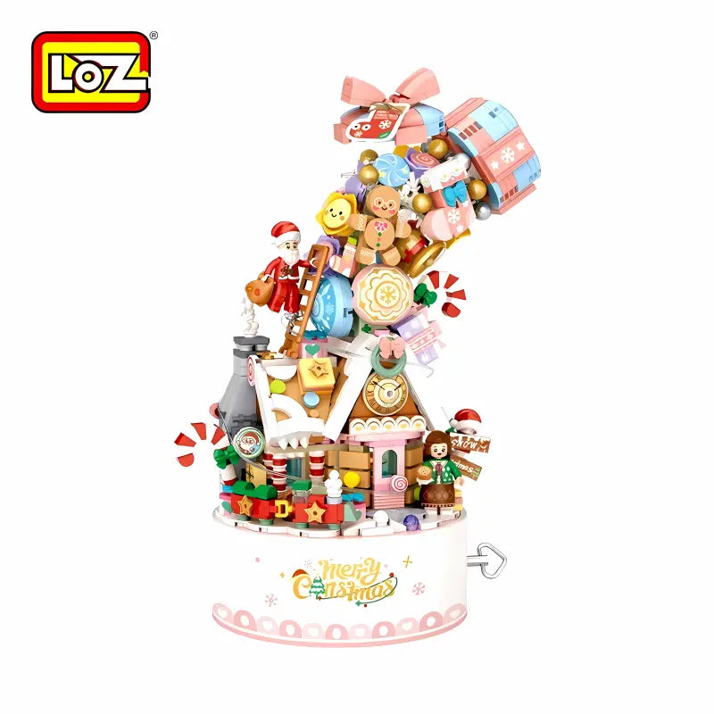 聖誕禮願-積木音樂盒(亮燈版) LOZ