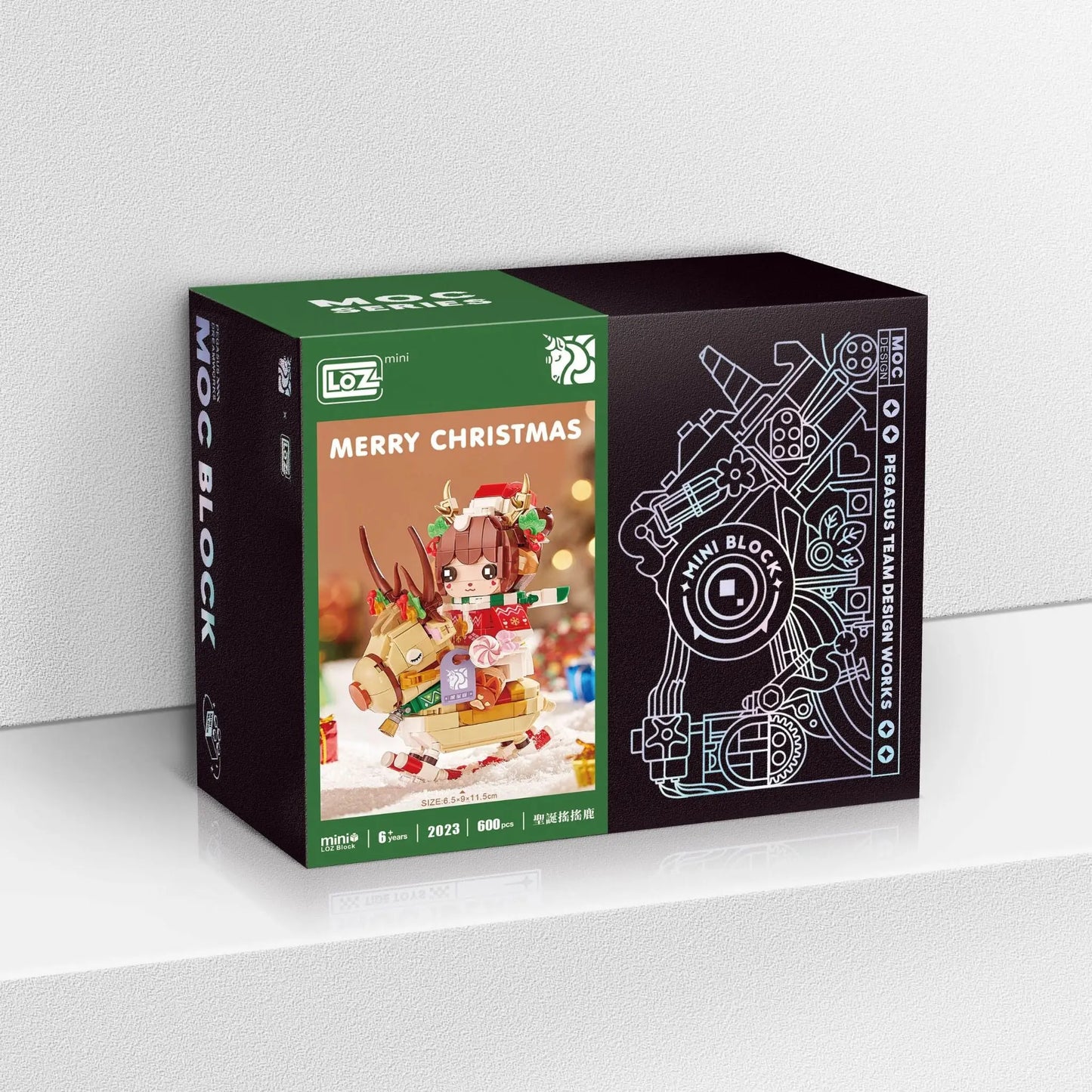 MOC聖誕款人物造型迷你積木 Loz Mini