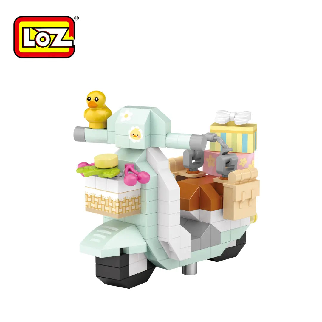 鴨仔電單車-微鑽積木 LOZ