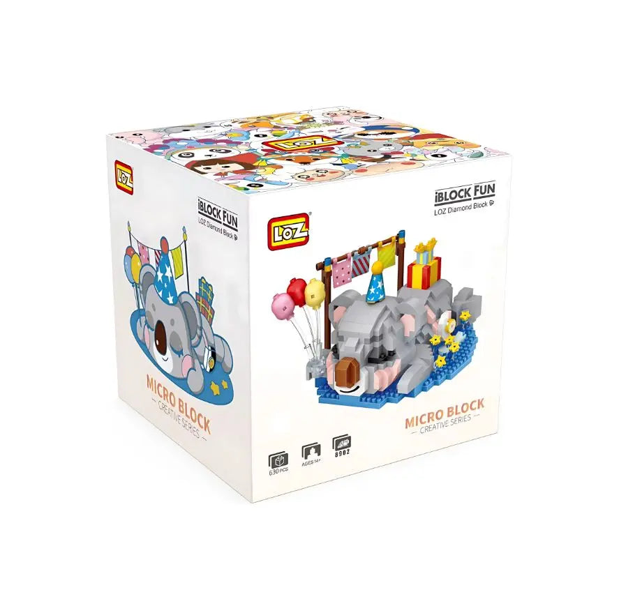 生日樹熊微鑽積木 Loz Mini