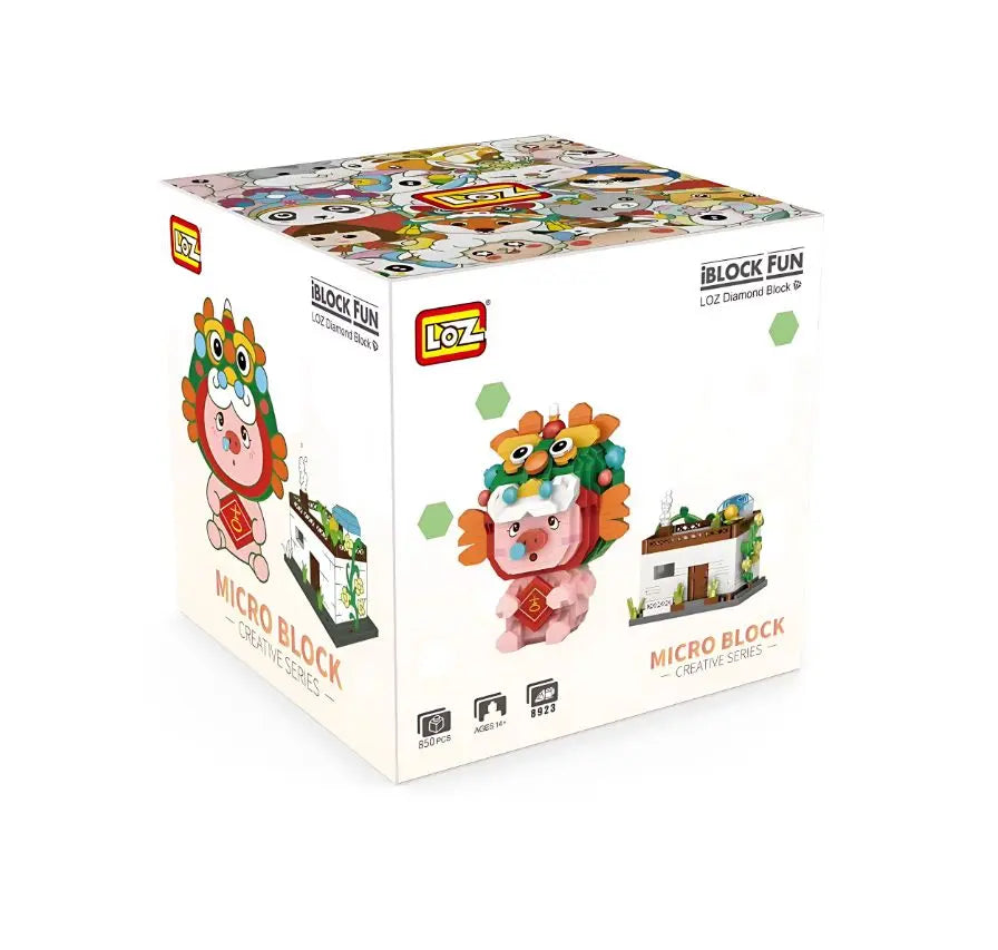 龍小豬新年微鑽積木擺設 Loz Mini