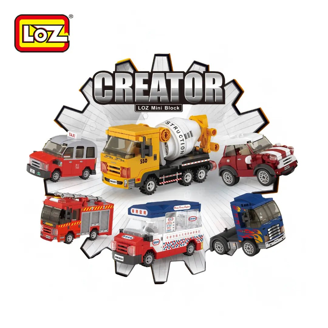 LOZ Hong Kong Mini Vehicle Block Set – Season 1｜City Transport Series –  I-Had Creation Limited