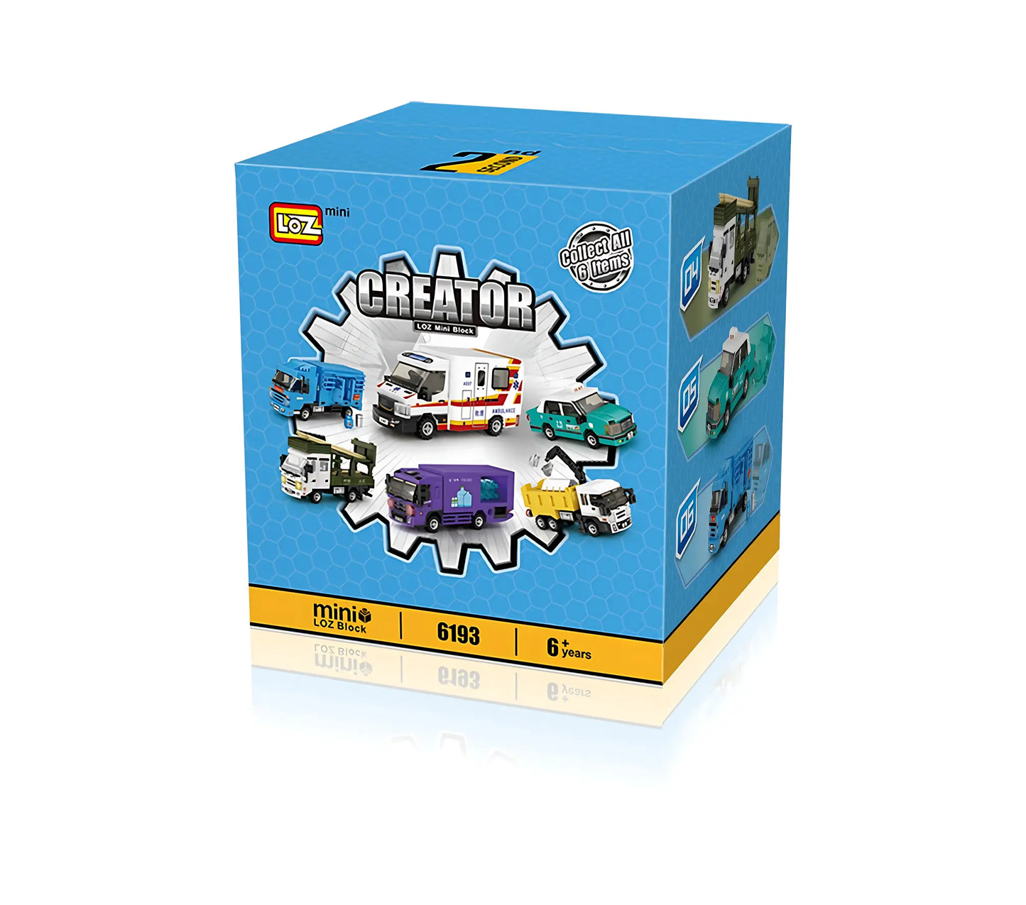 LOZ 香港迷你積木車 第二季|Hong Kong Mini Vehicle Block Set Season 2|Hongkong Mini-Fahrzeug Serie|城市服務車積木 | City Service Vehicle Collectible | 模型收藏玩具