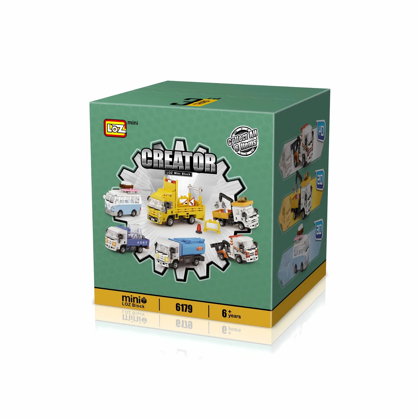 LOZ 香港迷你積木車 第三季|Hong Kong Mini Vehicle Block Set Season 3|Hongkong Mini-Fahrzeug Serie|城市工程車積木 | City Construction Vehicle Collectible | Urban Builder Mini Set