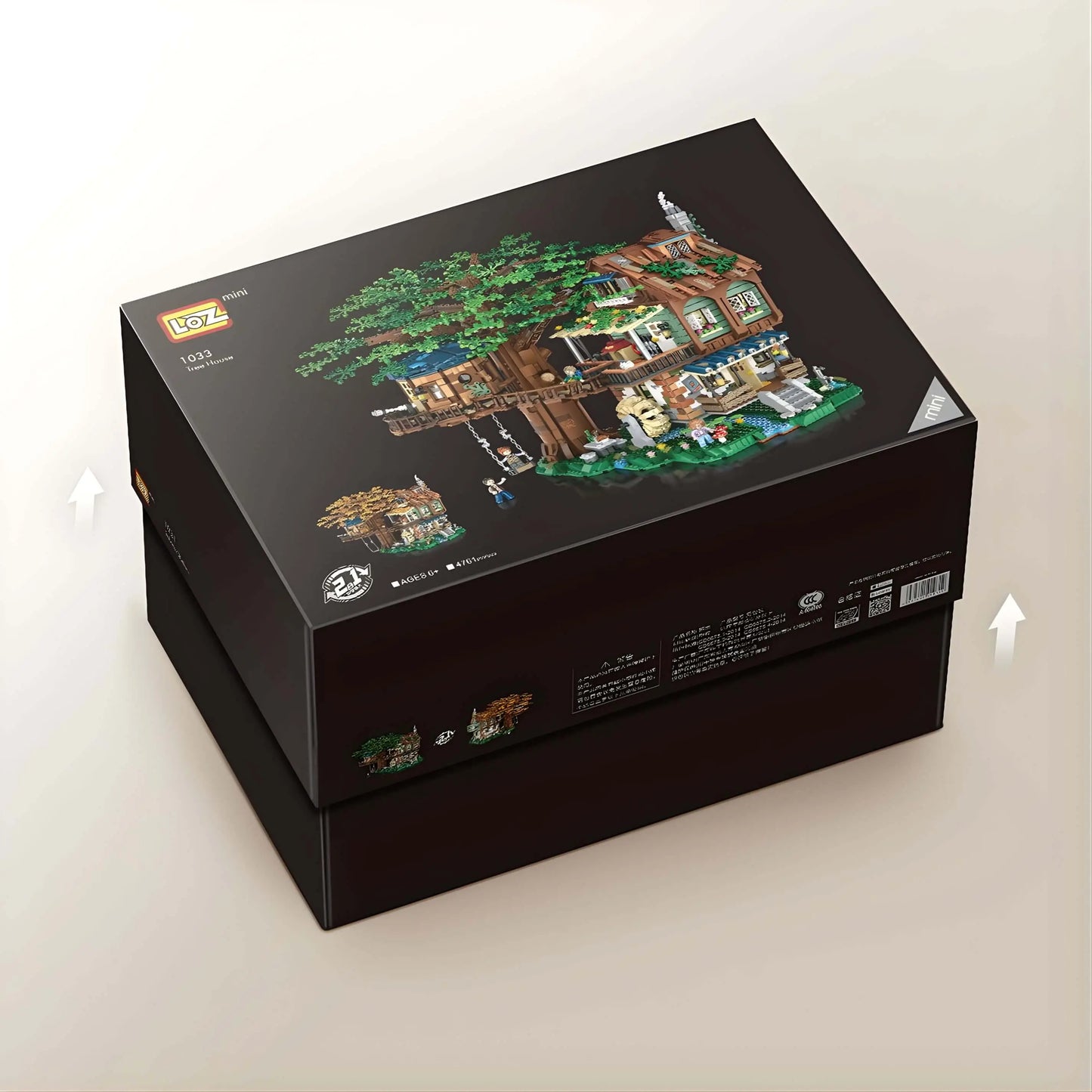 LOZ 樹屋積木 1033 大型森林樹屋模型 四季變化設計|LOZ treehouse building blocks large model seasonal design|LOZ Baumhaus Bausteine großes Modell Jahreszeiten