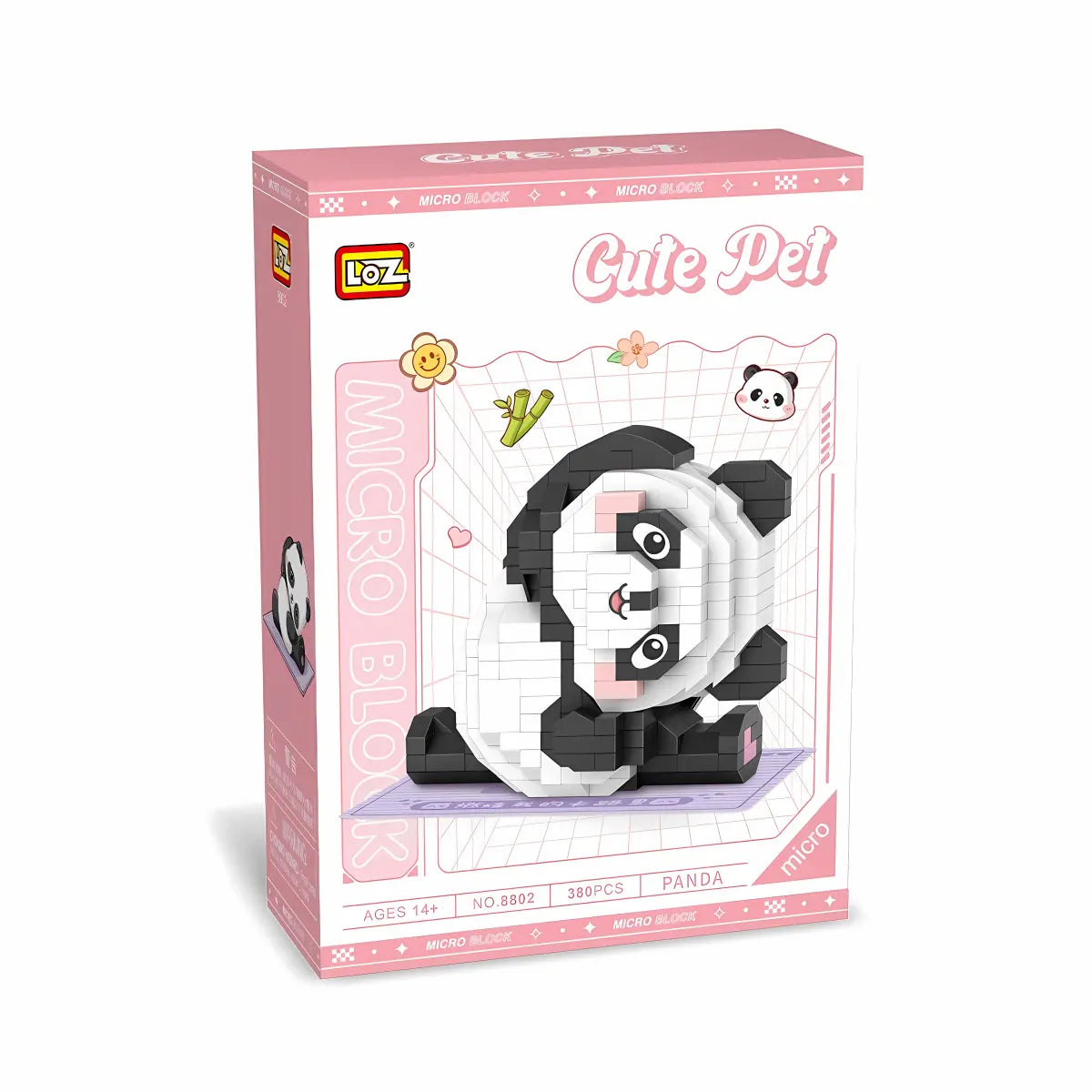 LOZ 瑜伽熊貓 微鑽積木|LOZ Yoga Panda Mini Blocks|LOZ Yoga Panda Micro-Baustein Set