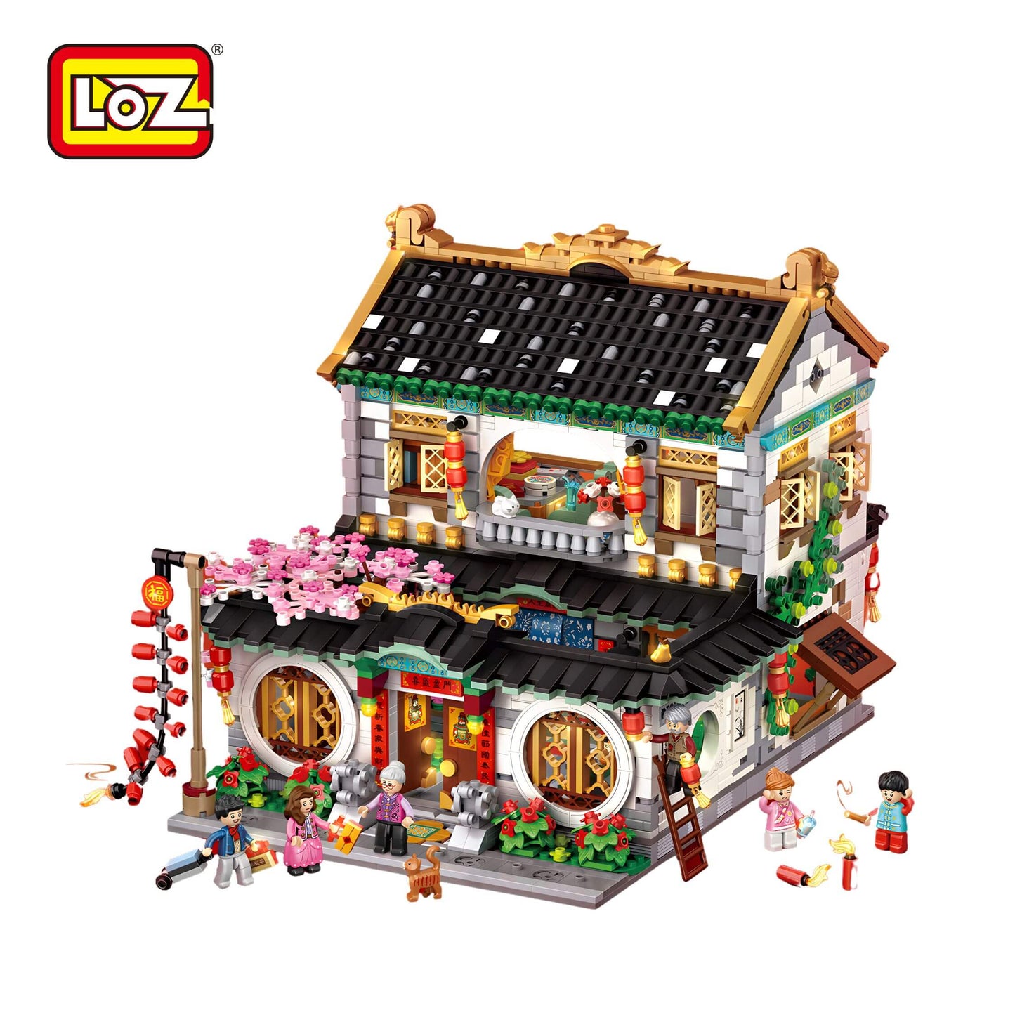 年夜飯-中國四合院傳統建築 Loz Mini