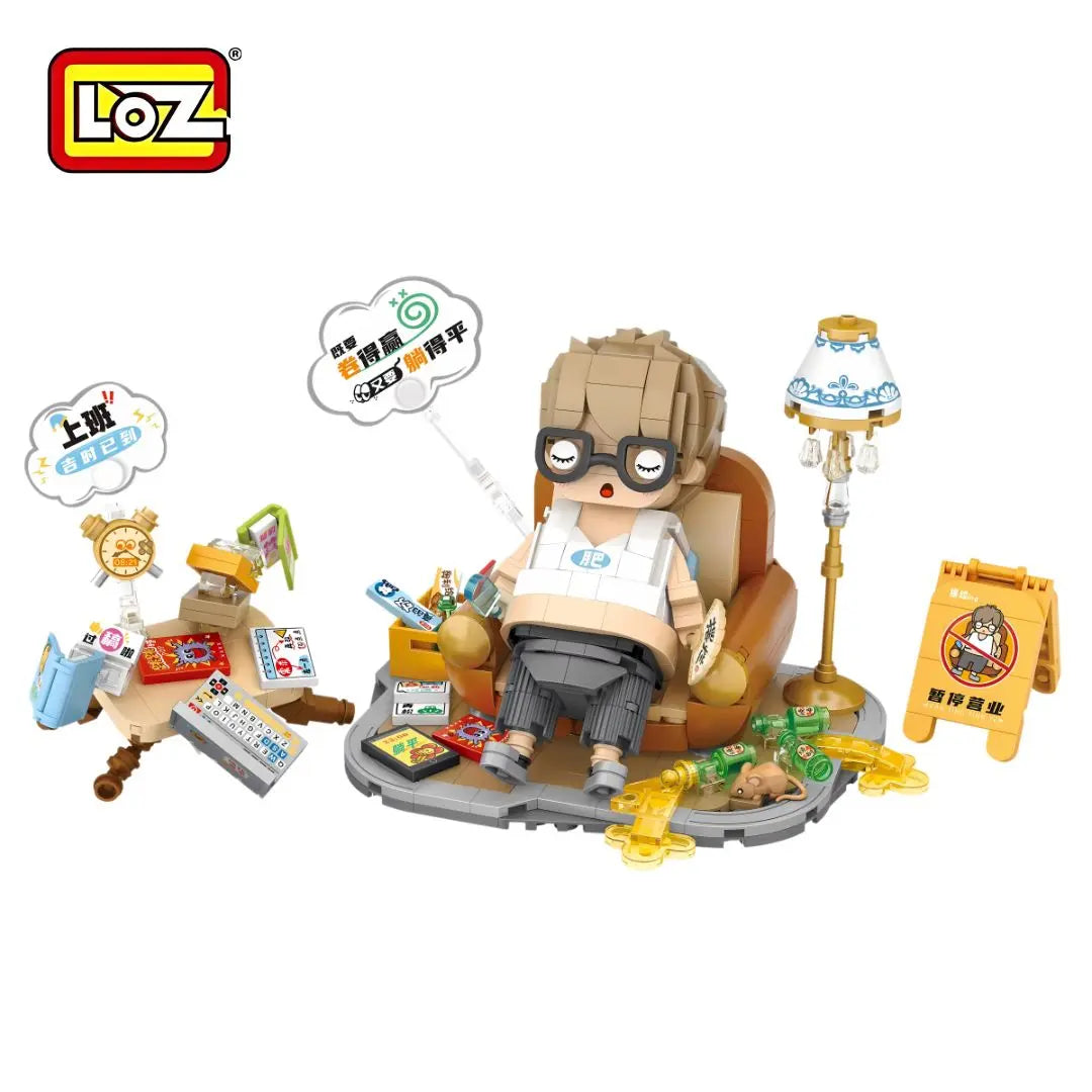 Loz Mini Mini Laying Down and Recreating a Messy Scene – I-Had Creation ...