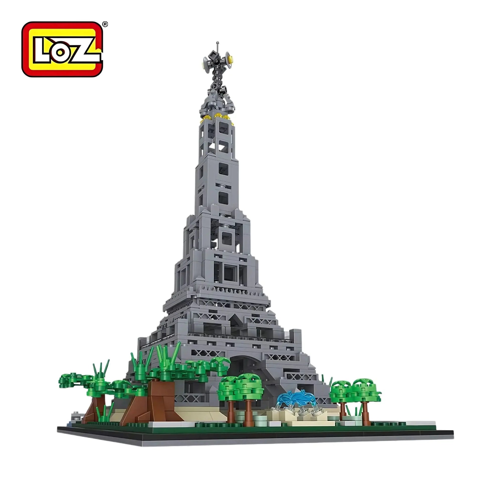 Eiffel Tower, a world-famous building block - Loz Mini – I-Had Creation ...