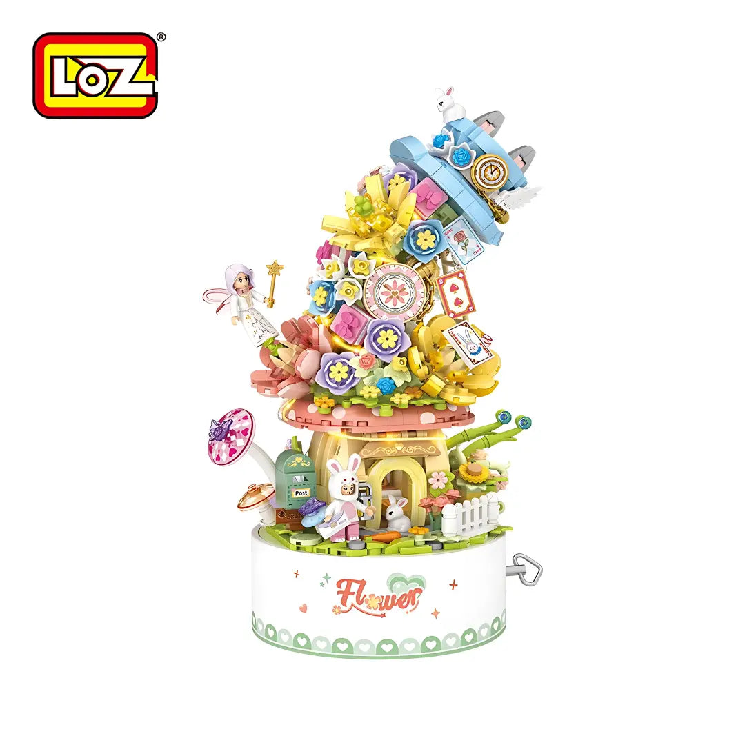 奇妙花旅-積木音樂盒(亮燈版) LOZ