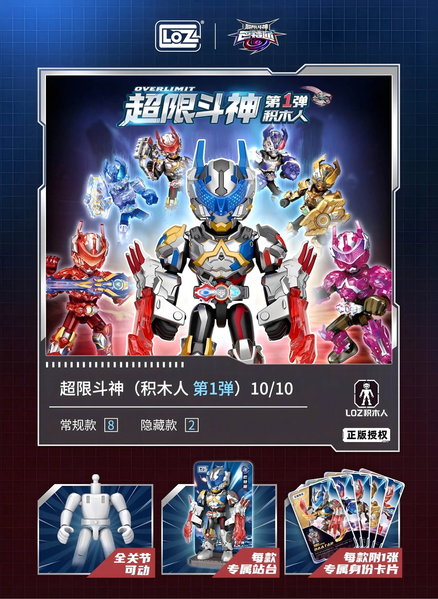 超限鬥神 積木人 第一彈 (3101) LOZ