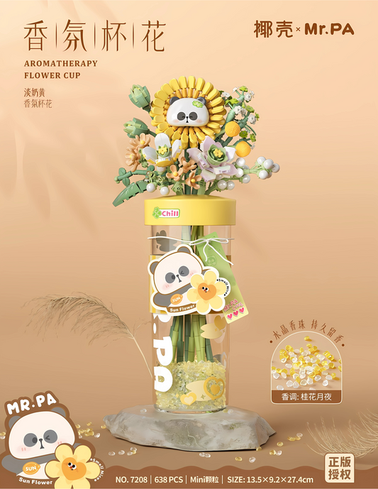 Coconut Shell x Mr PA Light Cream - Duftende Cup-Blume