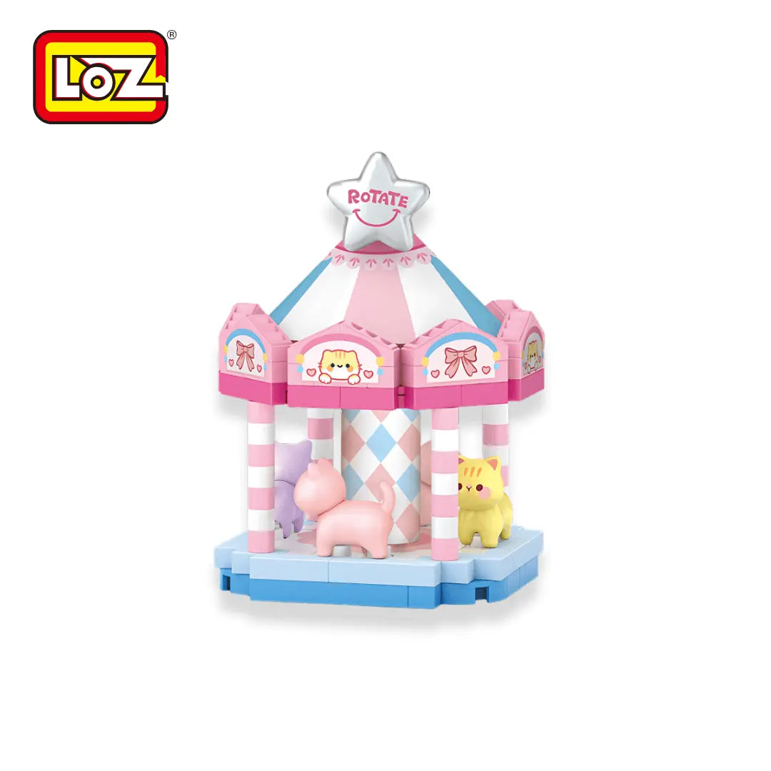 旋轉木馬微鑽積木 LOZ
