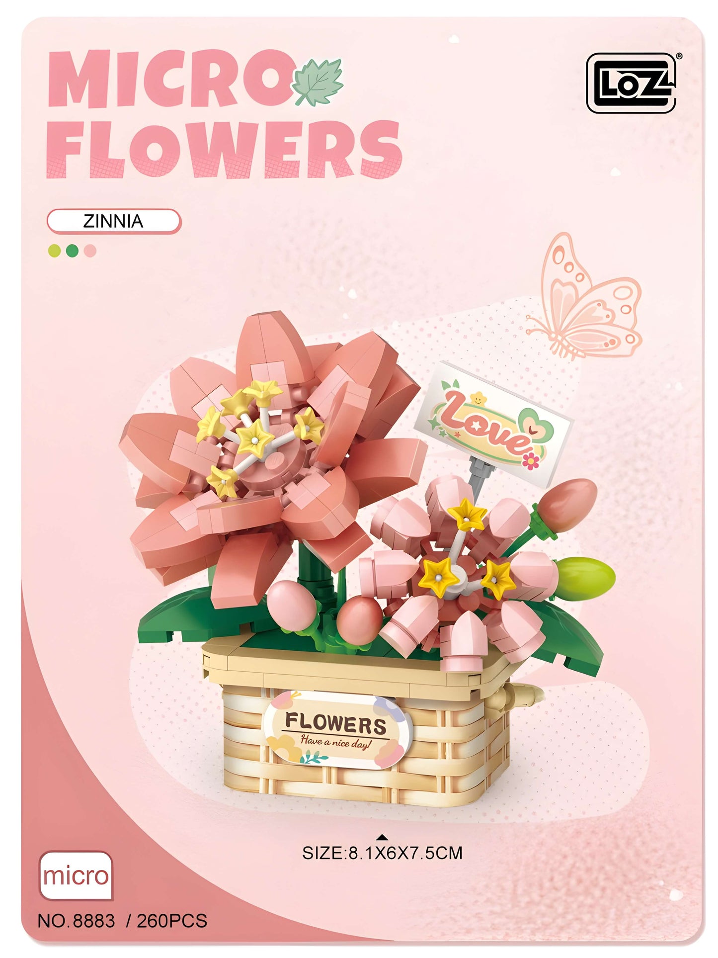 LOZ 百日草 微鑽積木 (8883)