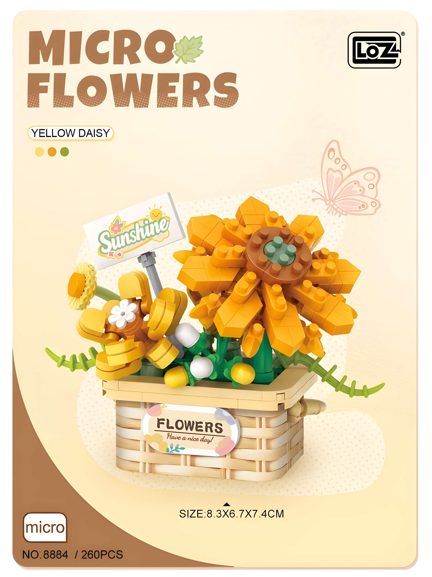 LOZ 百日菊 微鑽積木 (8884)