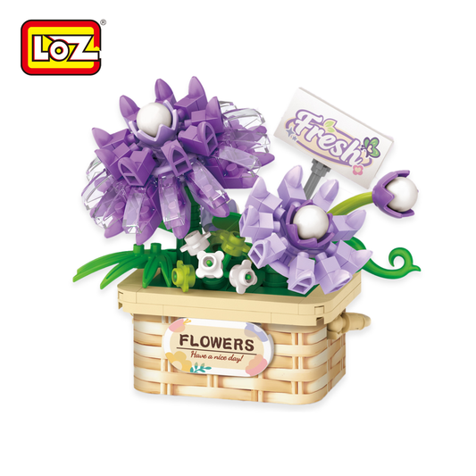 LOZ 窄葉藍盆花 微鑽積木 (8886)