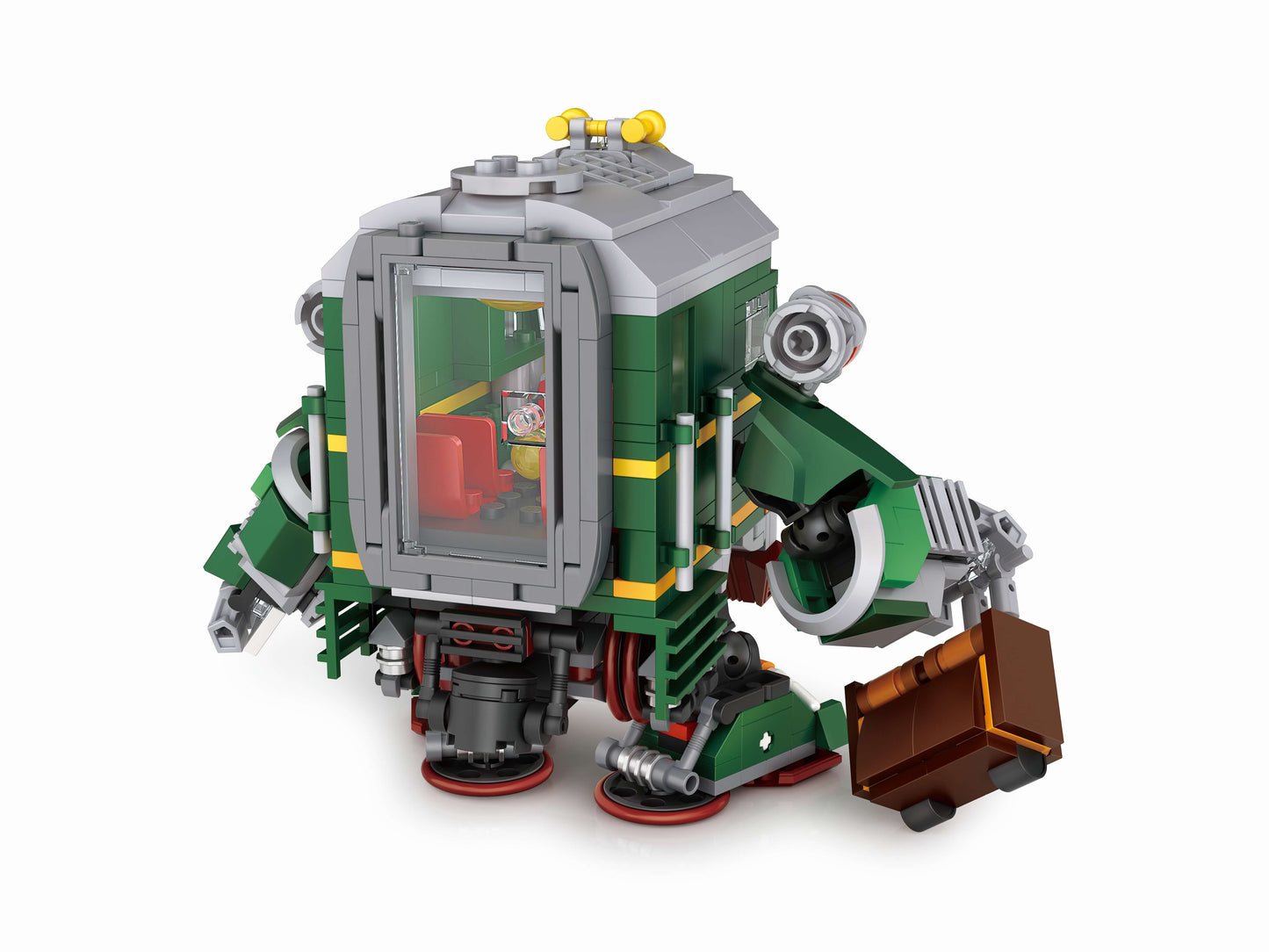 LOZ 綠皮火車機械人 迷你積木｜MechsGURU 系列 (90615)