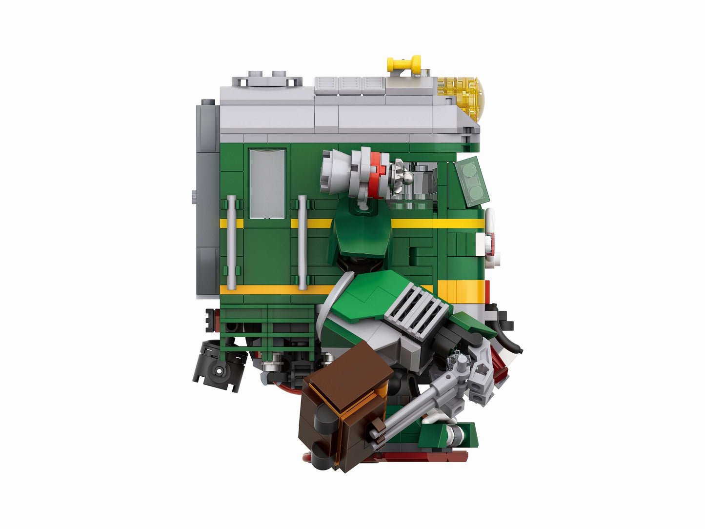 LOZ 綠皮火車機械人 迷你積木｜MechsGURU 系列 (90615)