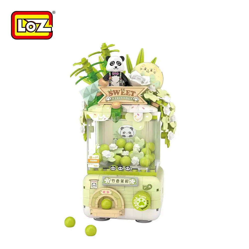 LOZ 竹香茉莉扭蛋機 迷你積木｜Bamboo Jasmine Capsule Toy Machine｜Bambus-Jasmin Kapselautomat｜Sweet Q Capsule Machine Series | Cute Mini Block Toy