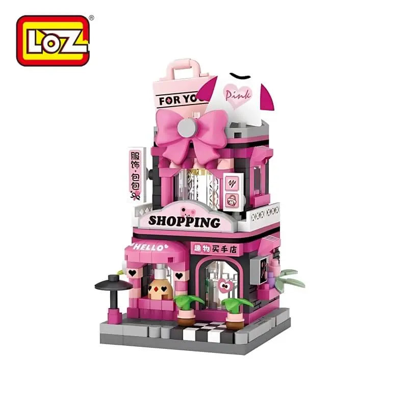 LOZ 買手店 微鑽積木｜Boutique Shop Mini Building Block｜Modegeschäft Micro-Baustein｜Street Mini Series | Fashion Mini Building