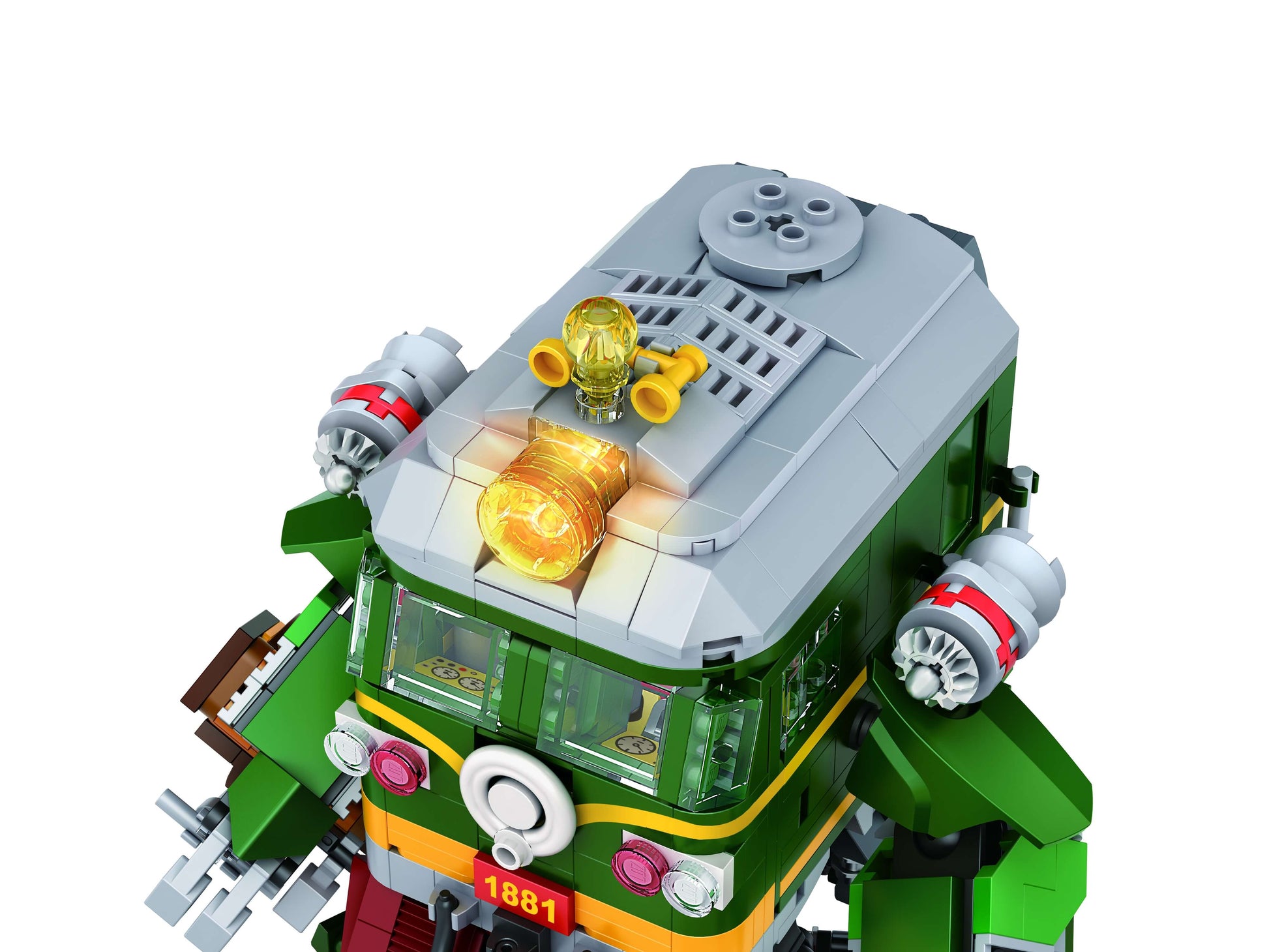 LOZ 綠皮火車機械人 90615 迷你積木 MechsGURU 系列 ｜LOZ Greeniron Express mecha mini building blocks 90615｜LOZ Greeniron Express Roboter Mini-Bausteine 90615