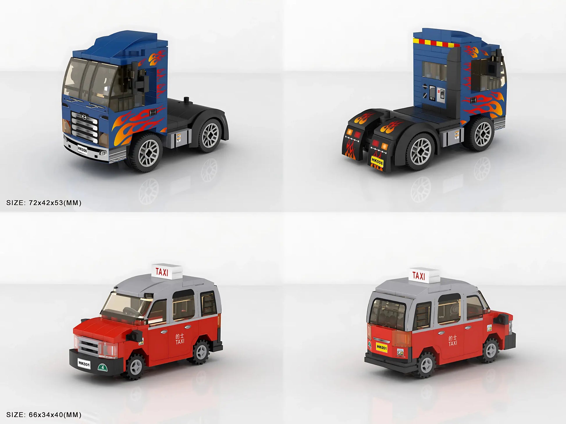 LOZ 香港迷你積木車 第一季｜Hong Kong Mini Vehicle Block Set｜Hongkong Mini-Fahrzeug Bausteine｜城市交通模型 | Urban Car Collectible | 香港街頭經典積木