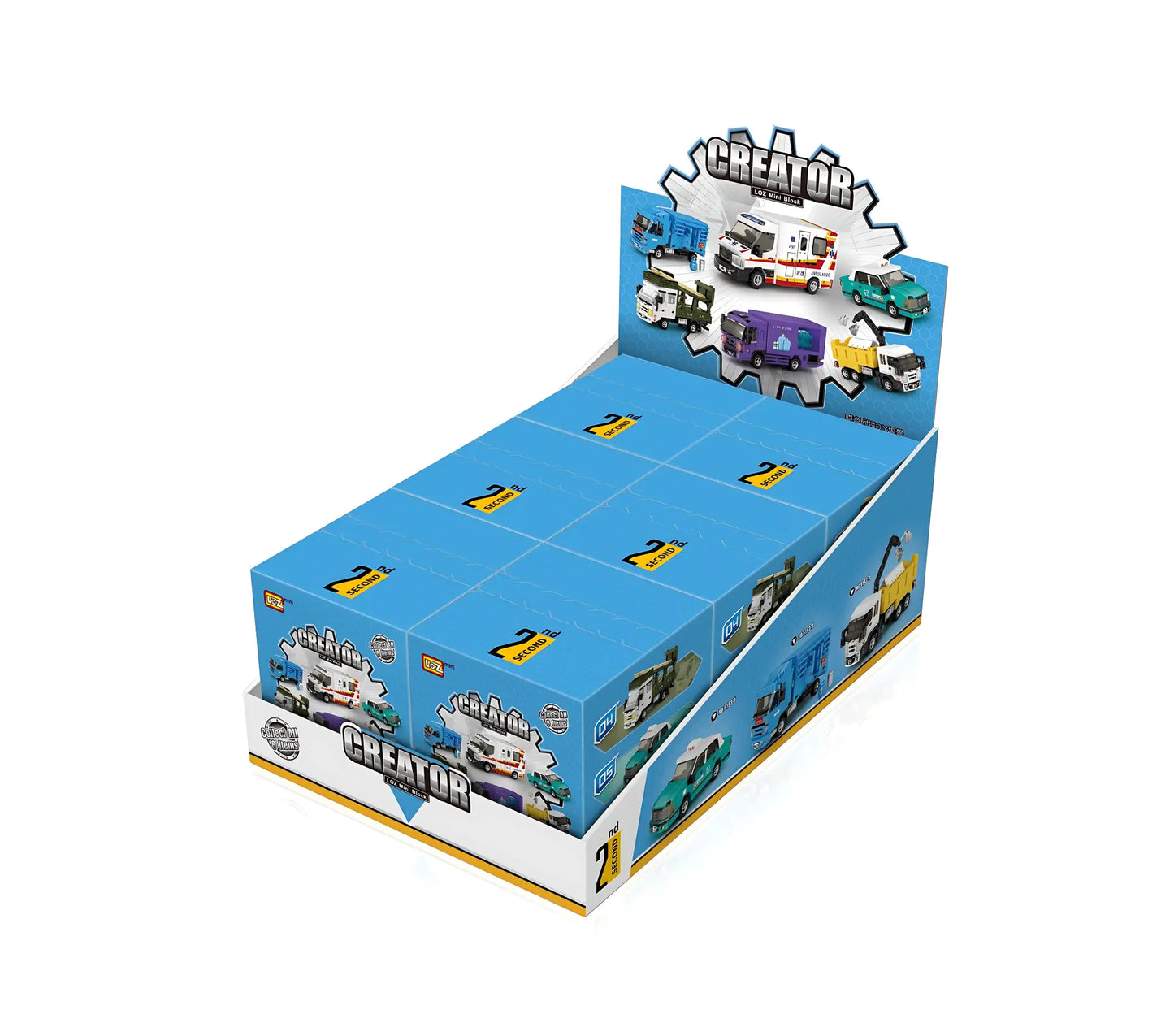 LOZ 香港迷你積木車 第二季｜Hong Kong Mini Vehicle Block Set Season 2｜Hongkong Mini-Fahrzeug Serie｜城市服務車積木 | City Service Vehicle Collectible | 模型收藏玩具