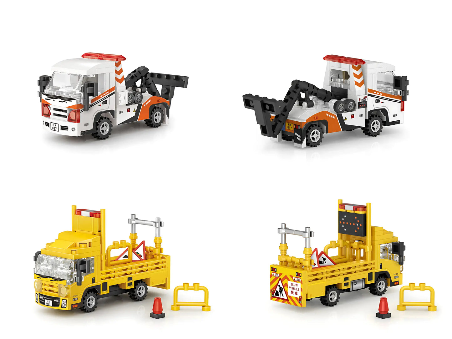 LOZ 香港迷你積木車 第三季｜Hong Kong Mini Vehicle Block Set Season 3｜Hongkong Mini-Fahrzeug Serie｜城市工程車積木 | City Construction Vehicle Collectible | Urban Builder Mini Set