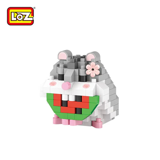 倉鼠微鑽積木模型 - 療癒系小動物積木丨Hamster Micro Block - Animal Figure丨Hamster Mikro-Bausteine Modell