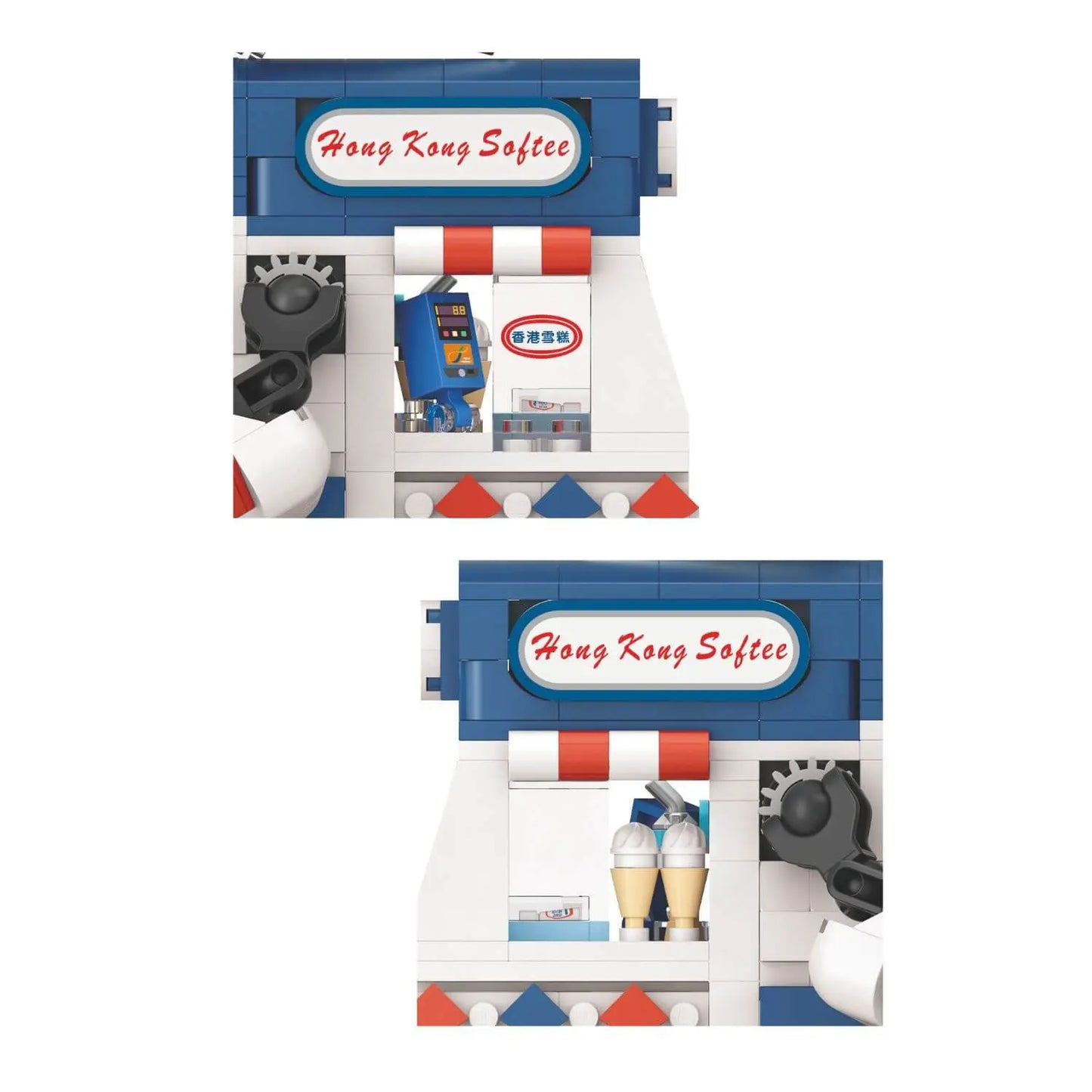 LOZ 香港雪糕車機械人（音樂版） MechsGURU 系列｜Hong Kong Ice Cream Van Mecha Music Version Mini Blocks｜Eiswagen-Mecha Bausteine | 懷舊港式雪糕車機械人 | Nostalgic Collectible Toy | Musikspielendes Modell