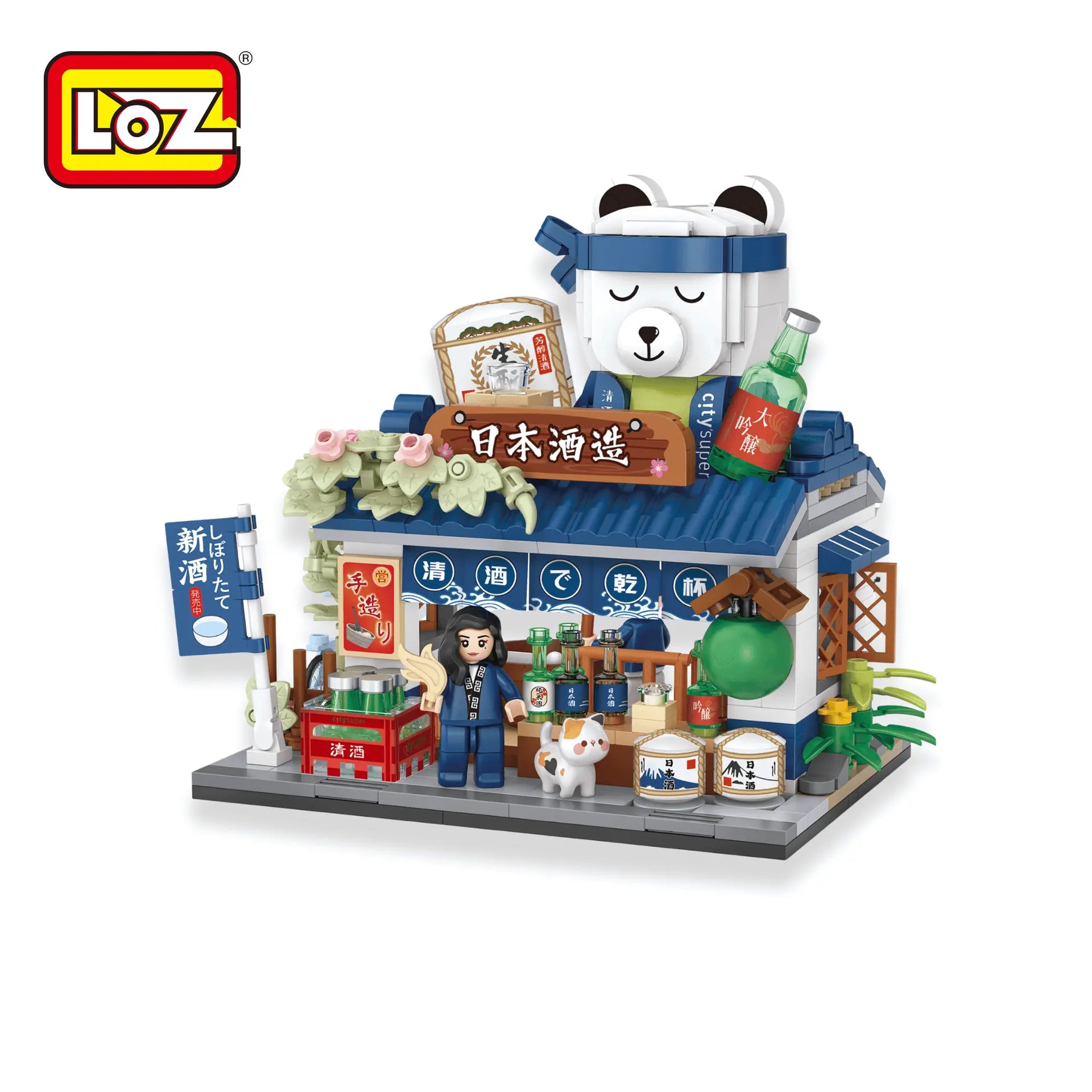 LOZ Japanese Sake Brewery Mini Block Set｜ Limited Edition (90603