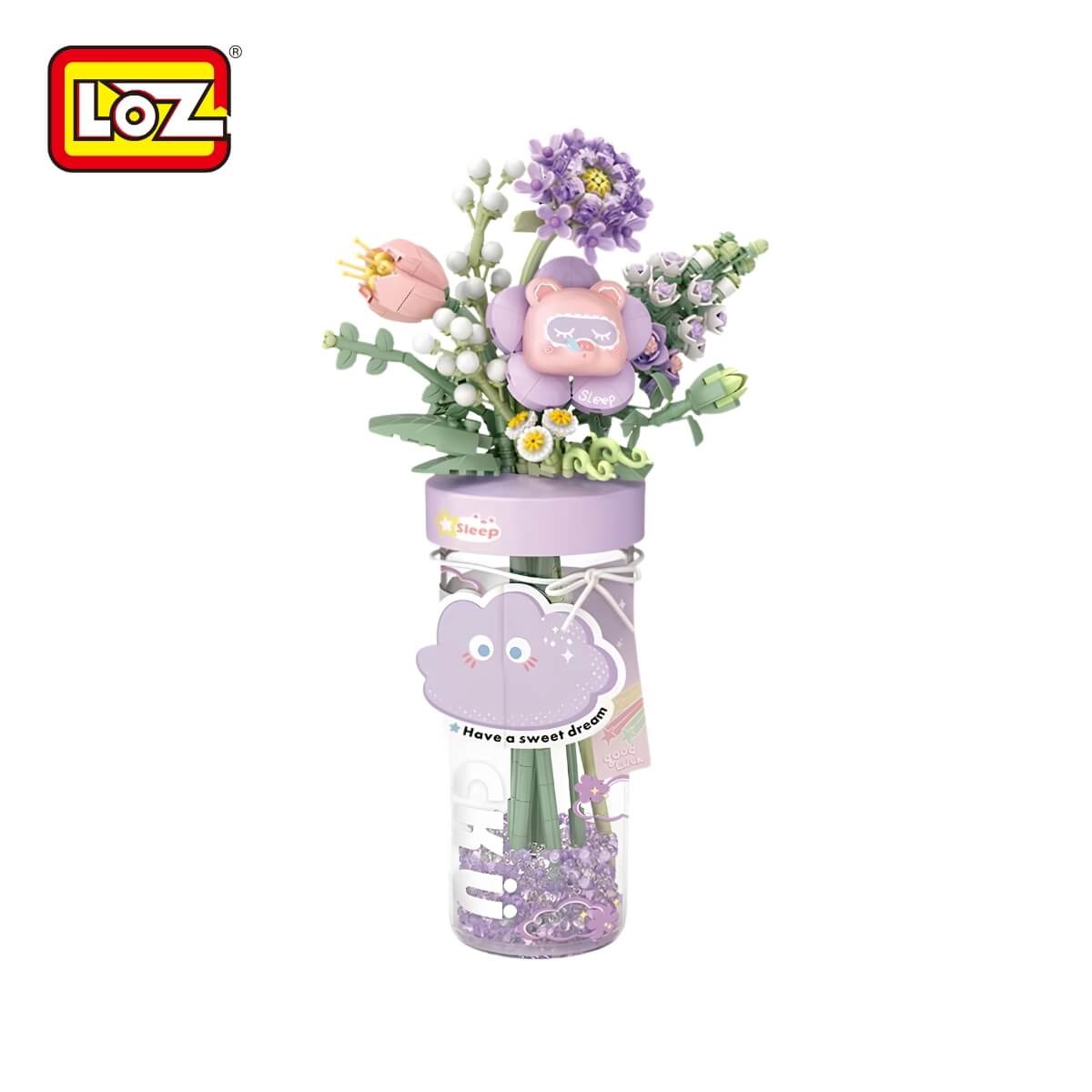 LOZ “Tranquil Purple” Flower Cup Mini Blocks (4807)