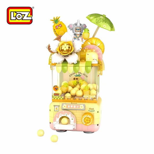 LOZ 菠蘿雪冰扭蛋機 迷你積木｜Pineapple Ice Capsule Toy Machine｜Ananas-Eis Kapselautomat｜Sweet Q Capsule Machine Series | Cute Mini Block Toy