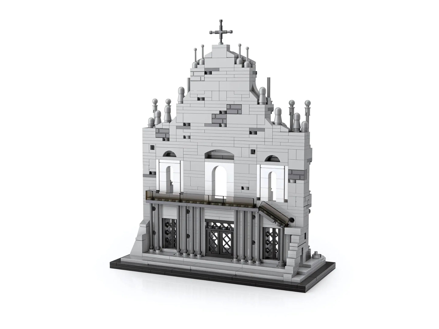 LOZ 澳門大三巴迷你積木｜Ruins of St. Paul’s Macau Mini Blocks｜Macau Wahrzeichen Bausteinmodell｜城市地標拼砌積木 | Cultural Landmark Building Set | 歷史建築收藏模型