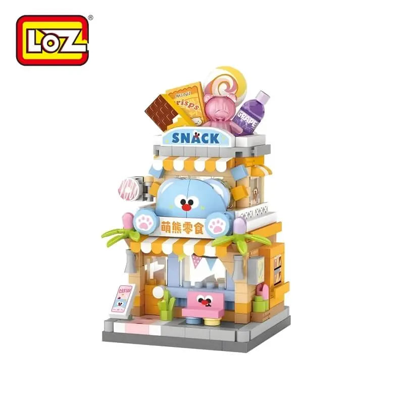LOZ 零食店 微鑽積木｜Snack Shop Mini Building Block｜Snack-Shop Micro-Baustein｜Street Mini Series | Cute Micro City Building