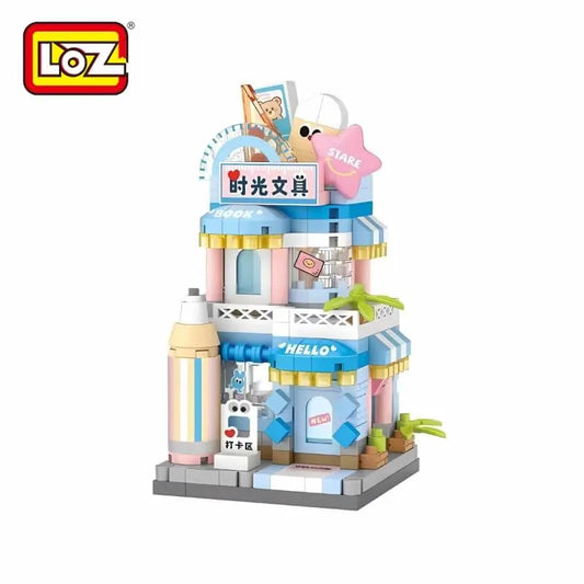 LOZ 文具店 微鑽積木｜Stationery Store Mini Building Block｜Schreibwaren-Laden Micro-Baustein｜Street Mini Series | Cute Micro City Building