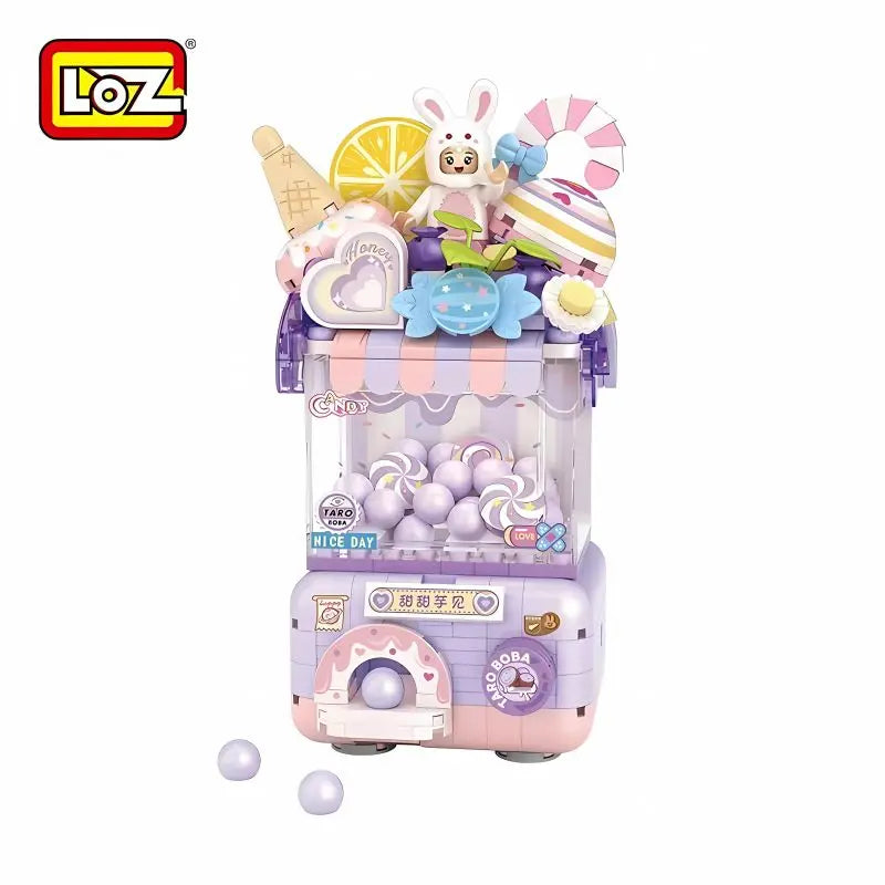 LOZ 甜甜芋見扭蛋機 迷你積木｜Sweet Taro Capsule Toy Machine｜Süße Taro Kapselautomat｜Sweet Q Capsule Machine Series | Cute Mini Block Toy